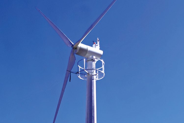 20-200kW electronically controlled wind turbine has a high wind energy utilization rateA 50kW electronically controlled wind turbine has a high wind energy utilization rate