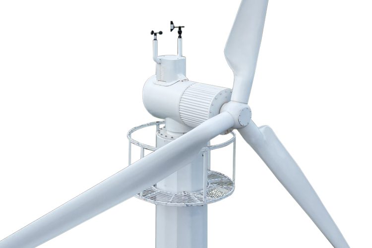 20-200kW electronically controlled wind turbine has a high wind energy utilization rateA 50kW electronically controlled wind turbine has a high wind energy utilization rate