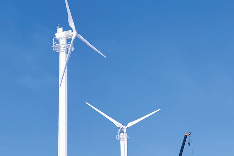 20-200kW electronically controlled wind turbine has a high wind energy utilization rateA 50kW electronically controlled wind turbine has a high wind energy utilization rate