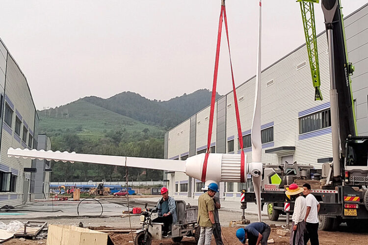 5kW-30kW wind turbine, active pitch control, mechanical braking, factory delivery